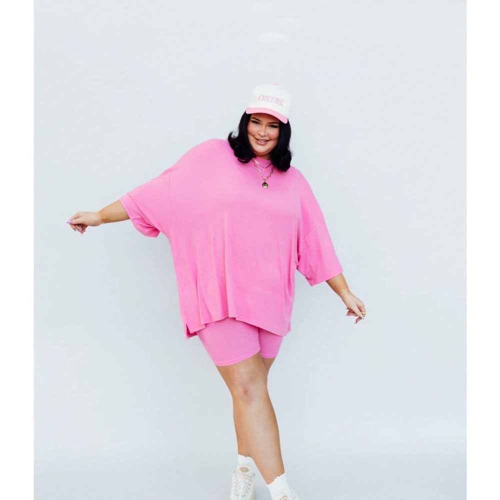 Ninth And Grace Pink Biker Set